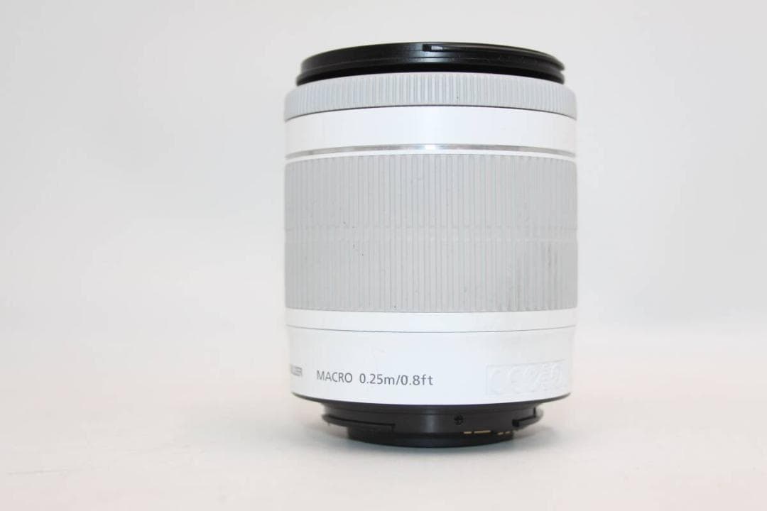 希少 ホワイト Canon EF 18-55mm F3.5-5.6 IS STM