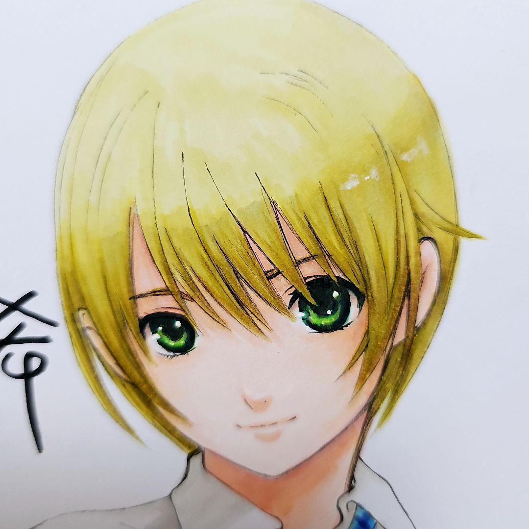 いちご100% 西野つかさ カラーイラスト サイン色紙