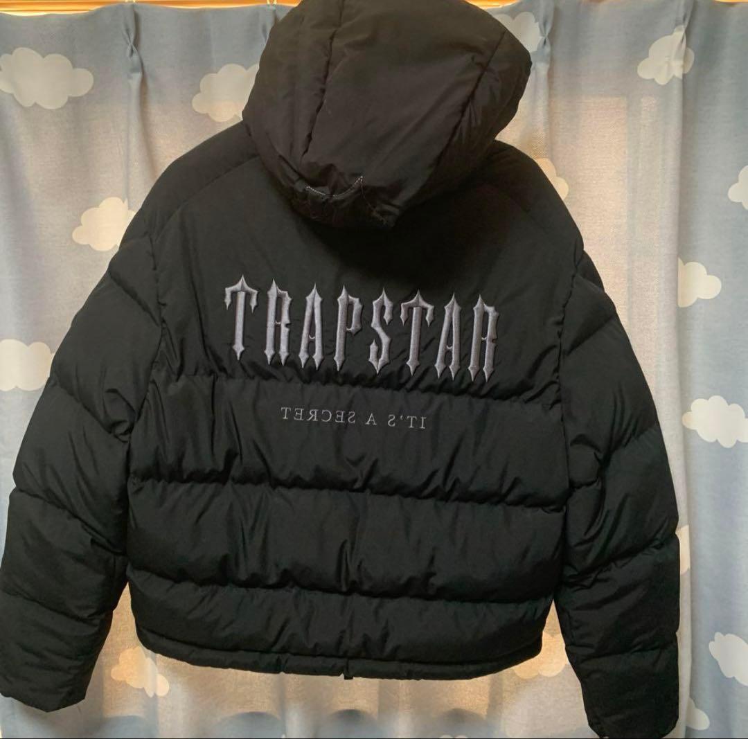TRAPSTAR ブラック ダウンジャケット S - メルカリ