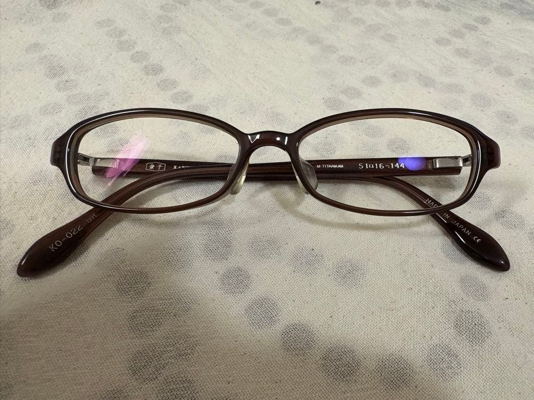 金子眼鏡店 KANEKO OPTICAL 5T6-144 ブラウン - メルカリ