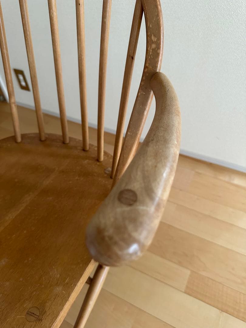 fiat lux様専用 イギリスアンティークercolフープバックアームチェア