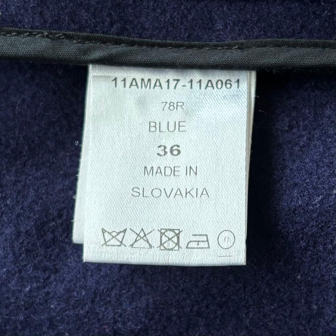 Chloe クロエ ハーフコート 2way スタンドカラー フード スロバキア製