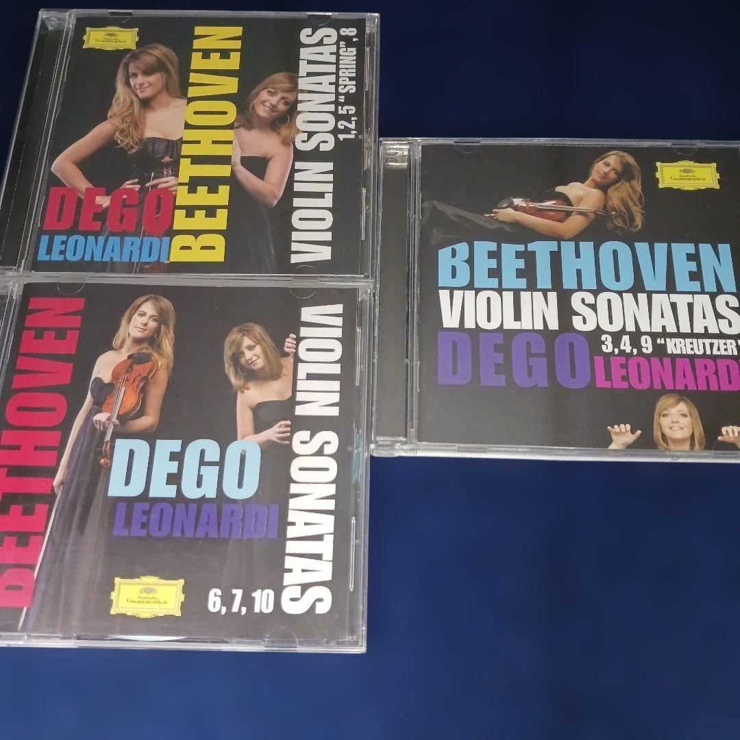 ベートーヴェン バイオリンソナタ CDセット　DEGO・LEONARDI ベートーヴェン：ヴァイオリン・ソナタ第6, 7, 10番 [直輸入盤][CD