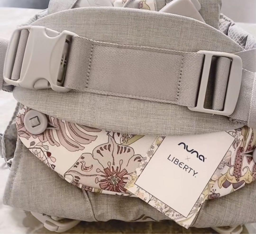 nuna LIBERTY 抱っこ紐 グレー 花柄 - メルカリ
