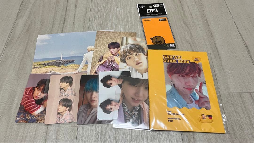 BTS SUGA グッズまとめてセット BTS 2017 Summer Package Vol.3 SUGA EVERYTHING INCLUDED Code2 防弾