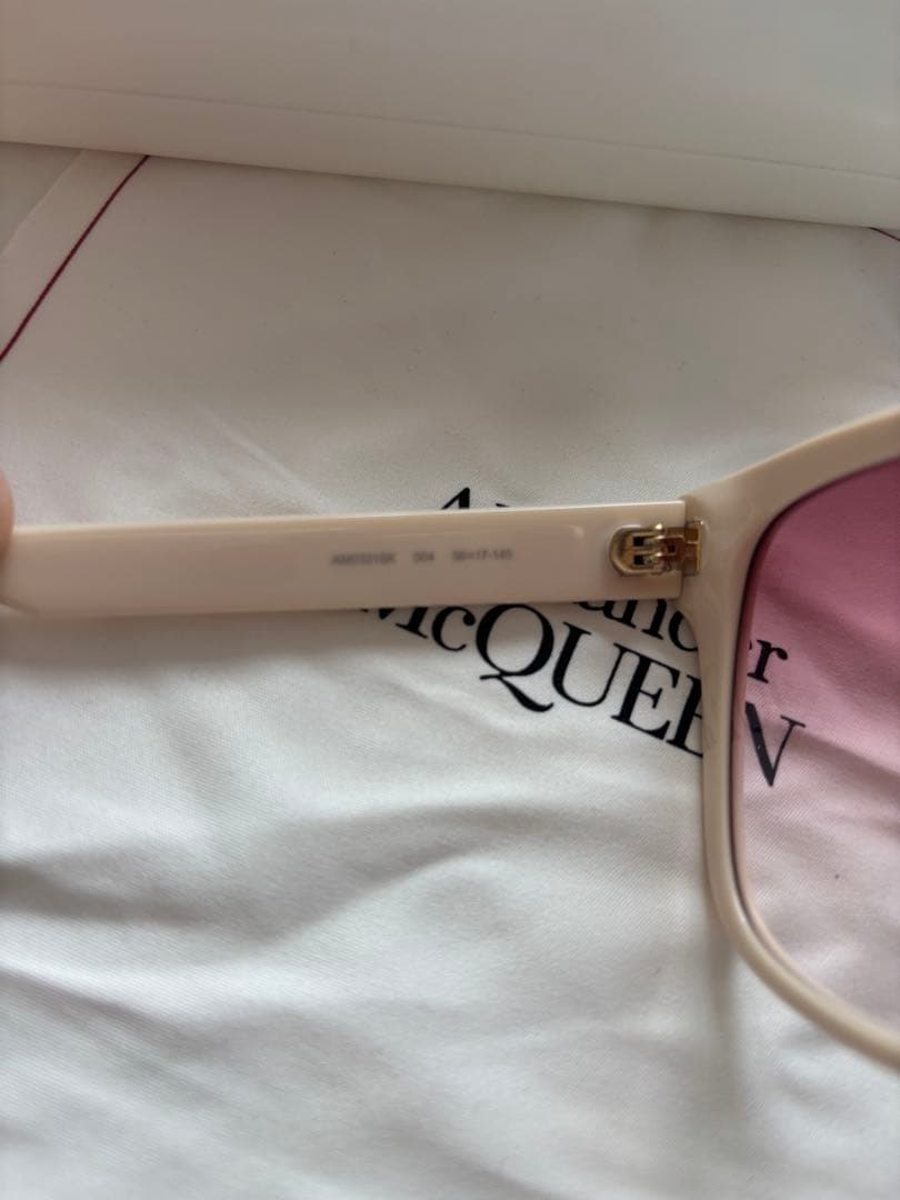 あまね様専用】Alexander McQueen ラウンド型サングラス