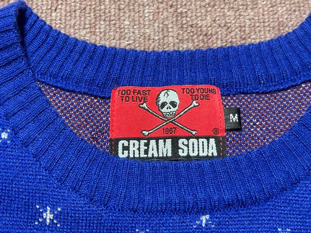 クリームソーダ セーター M 音符 50s ロカビリー - メルカリ