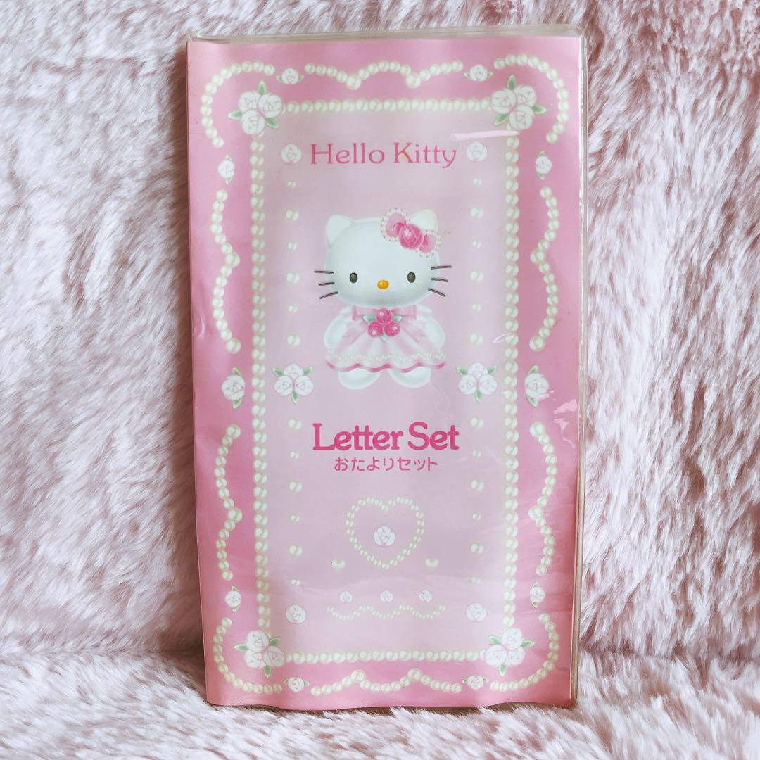 希少レア ハローキティ ハナ 平成レトロ レターセット メモ ファイル