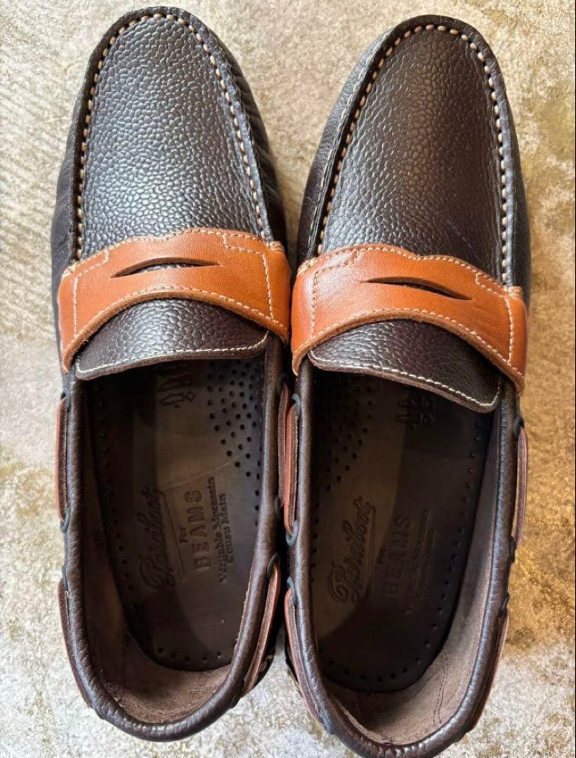 【ビームス別注】【新品未使用】パラブーツ　Corsica ブラウン 25.5cm