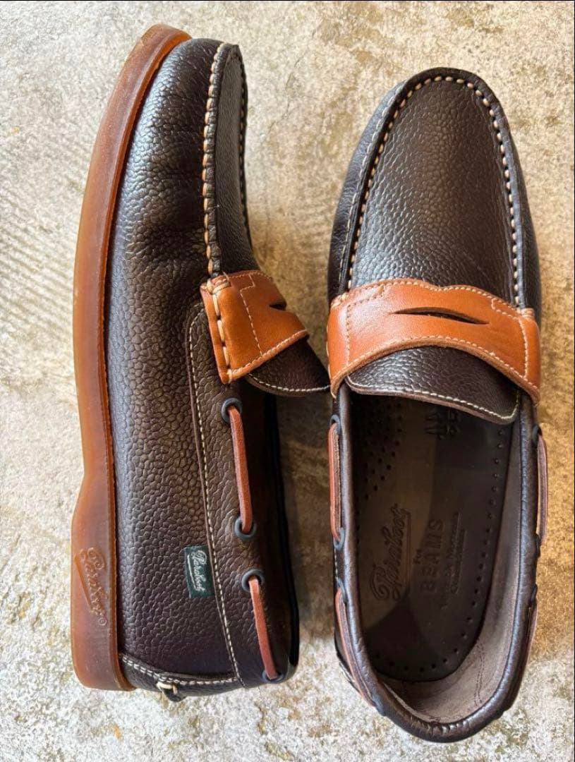 【ビームス別注】【新品未使用】パラブーツ　Corsica ブラウン 25.5cm