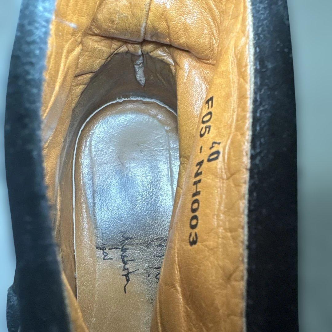 NUMBER (N)INE【40】スエード リング ハーネスブーツ 黒 - メルカリ