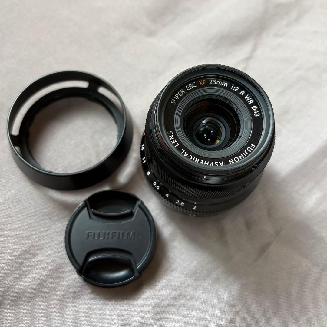 Fujifilm XF 23mm F2 R WR フード&フィルター付き - メルカリ