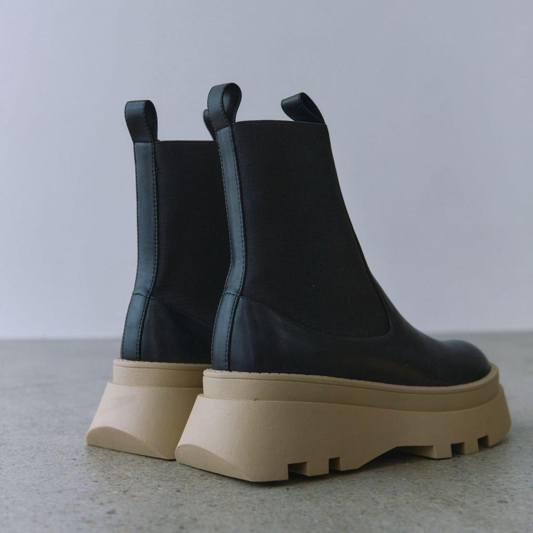 週末限定値下げ】新品未使用Mould soleサイドゴアショートブーツXL