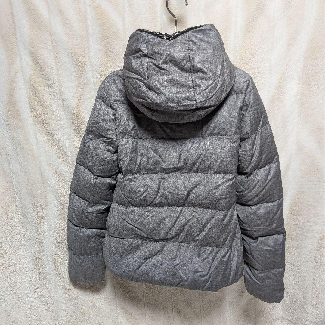 DUVETICA☆グレー フード付き ダウンジャケット レディースL