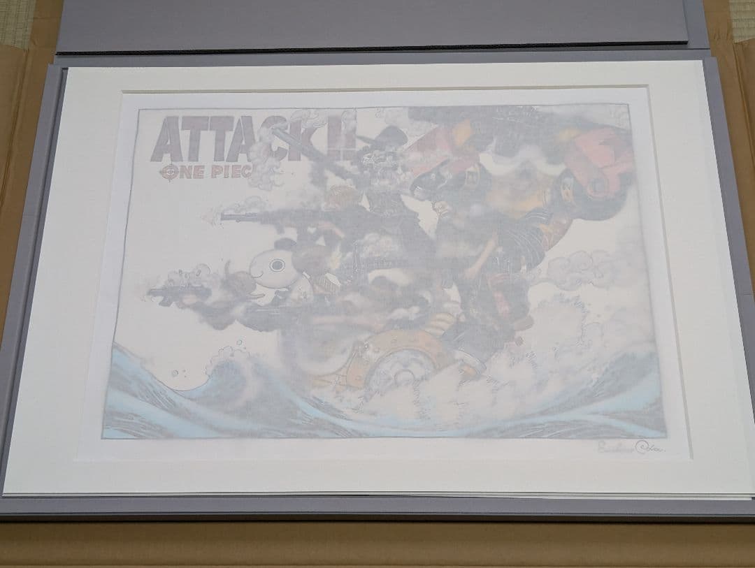 集英社 マンガアート ワンピース ATTACK!! 複製原画 NFT 抽選品 - メルカリ