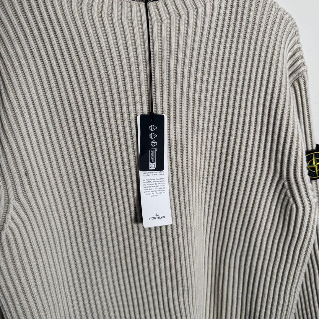 STONE ISLAND フルリブRWSウールセーター - メルカリ