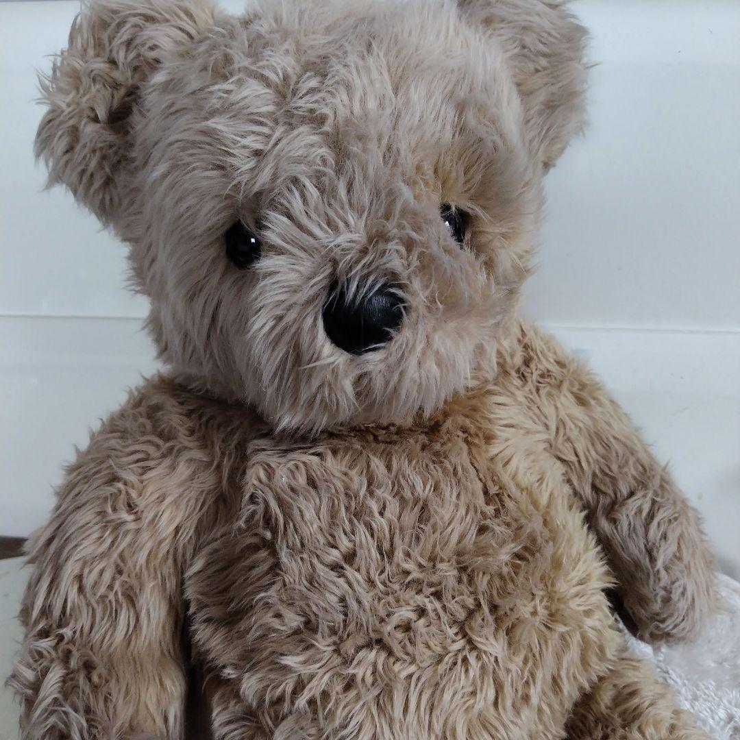 当時物 昭和レトロ ファースト社 クマ テディベア ぬいぐるみ BIG