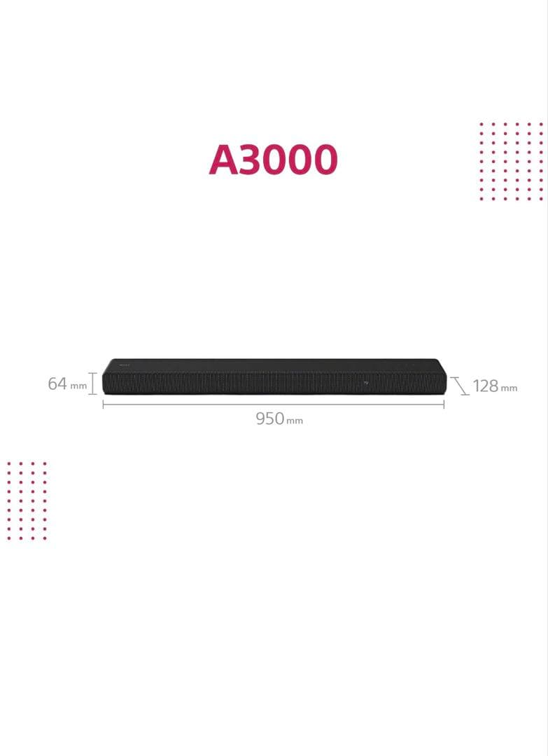 SONY A3000 サウンドバー 3.1ch