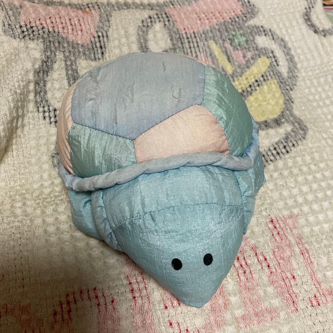 セキグチ フラッフィーバルーン カメ ぬいぐるみ 中古品 難あり品