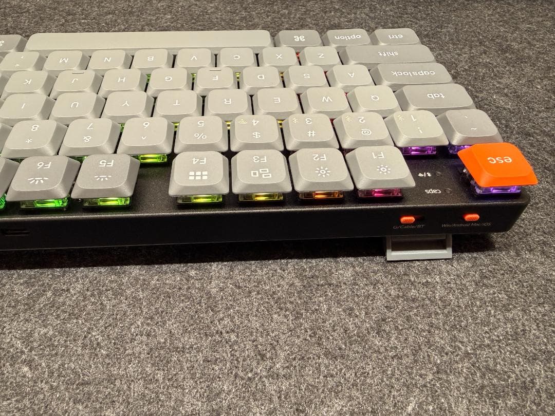 Keychron K1 Max 茶軸 RGBライト ホットスワップ対応 US配列 - メルカリ