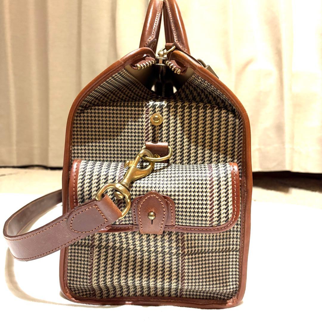 極希少 美品】ポロラルフローレン 千鳥格子 ボストンバッグ 2way 大
