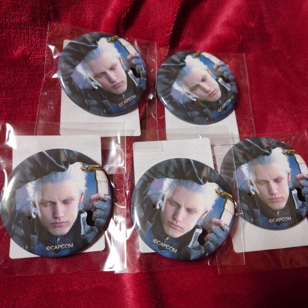 デビルメイクライ 缶バッジ カプくじ バージル E賞 5個まとめ売り