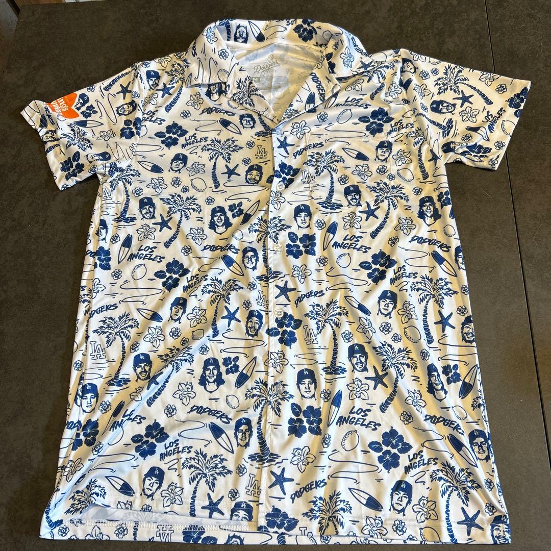 ドジャース ハワイアンシャツナイト アロハシャツ Mサイズ 7月1日 限定