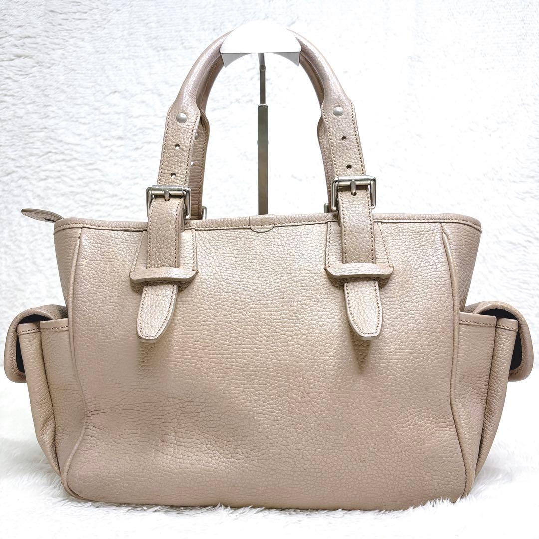 BURBERRY バーバリー オールレザー ハンドバッグ ノバチェック - メルカリ