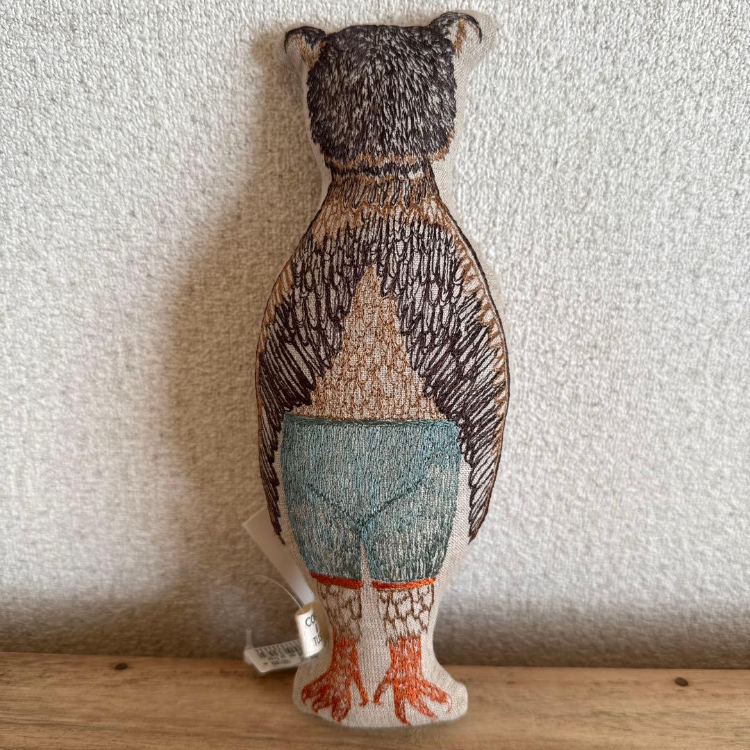 コーラル &タスク フクロウのポケットドール