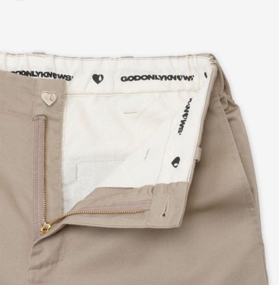 GODONLYKNOWS CHINO PANTS ベージュ Sサイズ 岩田剛典GODONLYKNOWS