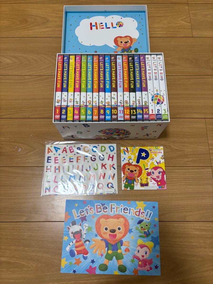 【美品】ミライグリッシュ　DVD全15巻＆CD3巻（フォニックスDVD付）