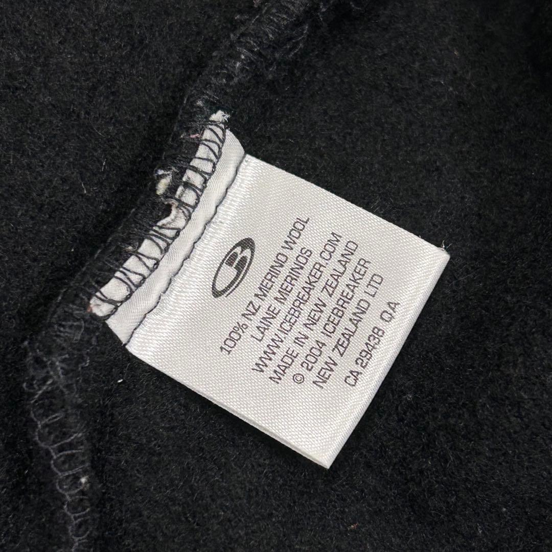 icebreaker アイスブレイカー メリノウール ベスト ブラック M 防寒