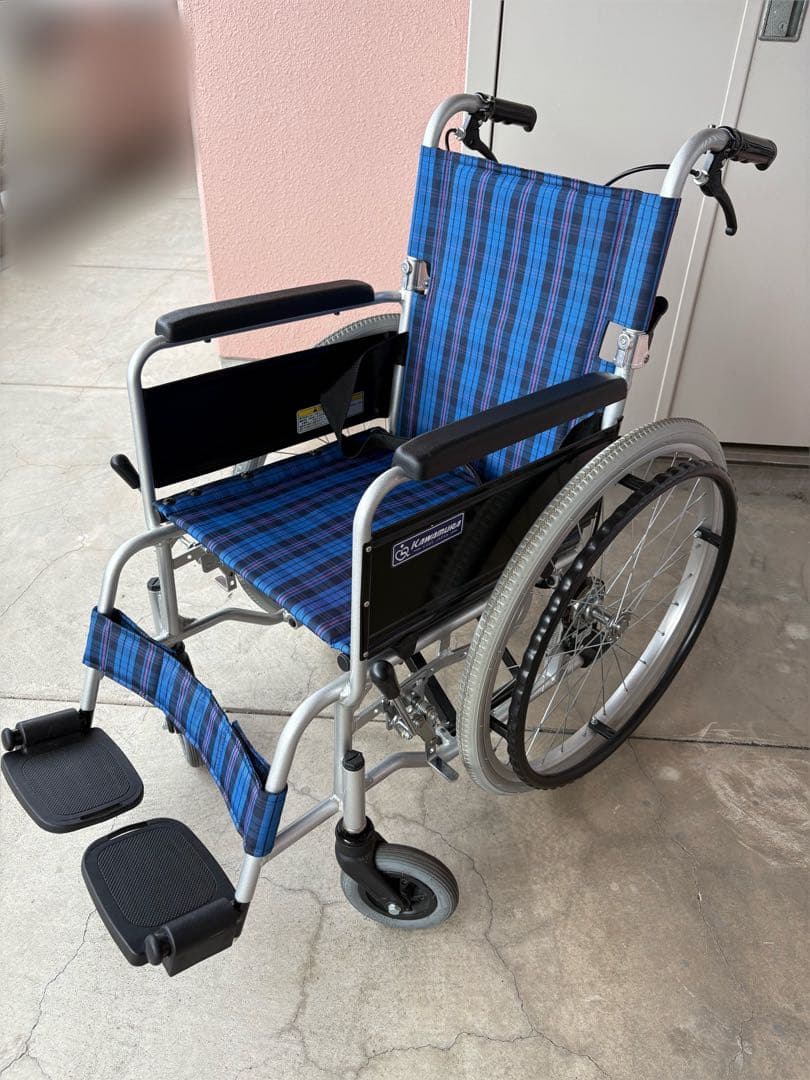 カワムラサイクル KA102SB-40 介助用 自走用 車椅子 ノーパンクタイヤ