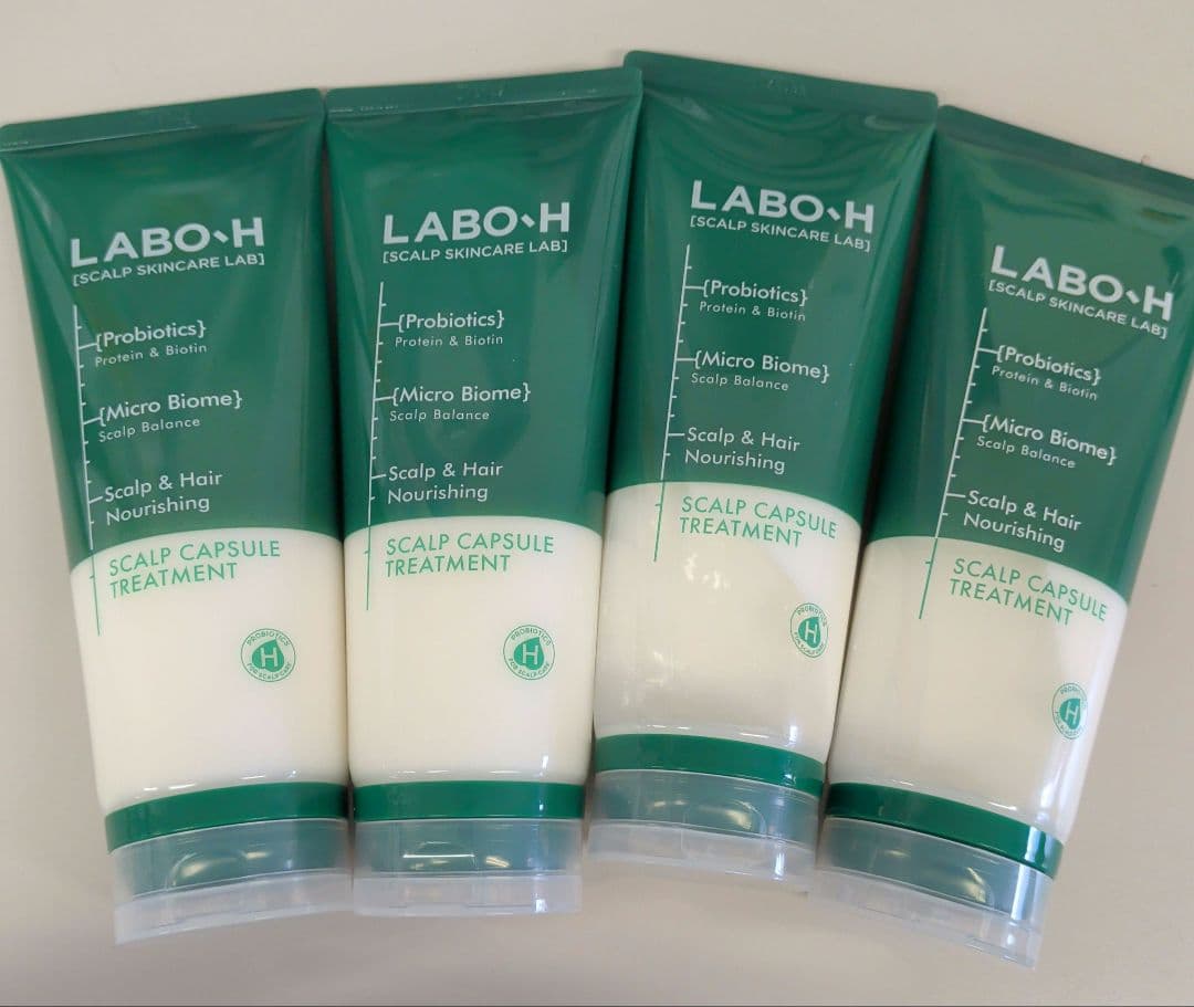 LABO-H 頭皮強化 カプセルトリートメント脱毛症状緩和 200ml 4 個 LABO-H 頭皮強化クリニックカプセルトリートメント脱毛症状緩和 200ml