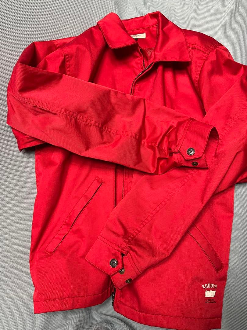 KADOYA 赤 ジャケット バックプリント　バイク用 スウィングトップ バイクウェア｜カドヤ公式オンラインショップ