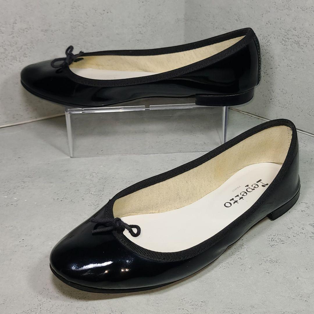 371/2【Repetto】レペット　フラットバレエシューズ　エナメル　ブラック 楽天市場】repetto レペット バレエシューズ フラットシューズ サンド