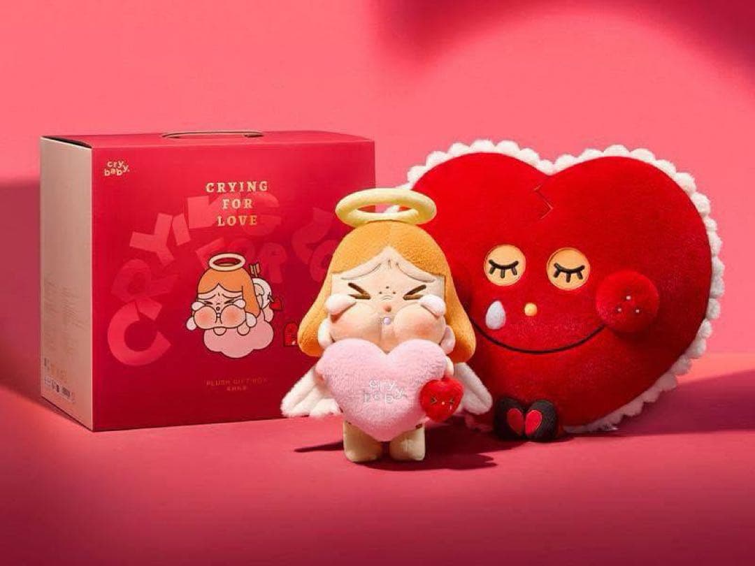Crybaby Crying for Love ぬいぐるみ ギフトボックス Amazon.com: POP MART Crybaby Crying for Love Series-Plush Gift Box