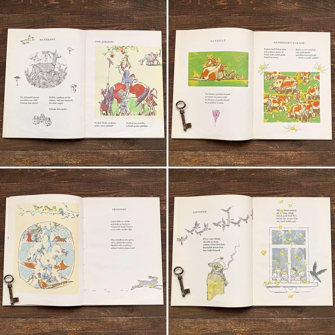 アドルフ・ザーブランスキーの古い絵本(1978年)/チェコ絵本 チェコ雑貨