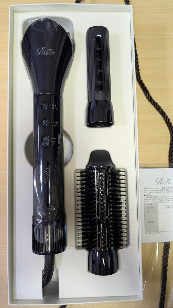 新品未使用 リファ ビューテック リセッター ブラック RE-BI-03A ReFa リファ リファビューテックリセッター（ReFa BEAUTECH RESETTER