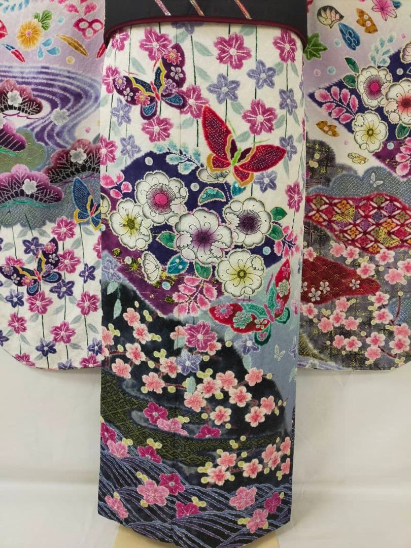 WA-Modern】正絹 辻ヶ花絞り 振袖7点フルセット