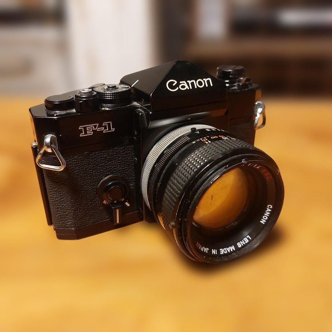 完全ジャンク‼️Canon F-1 フィルムカメラ 50mmレンズ付き 完全ジャンク‼️Canon F-1 フィルムカメラ 50mmレンズ付き