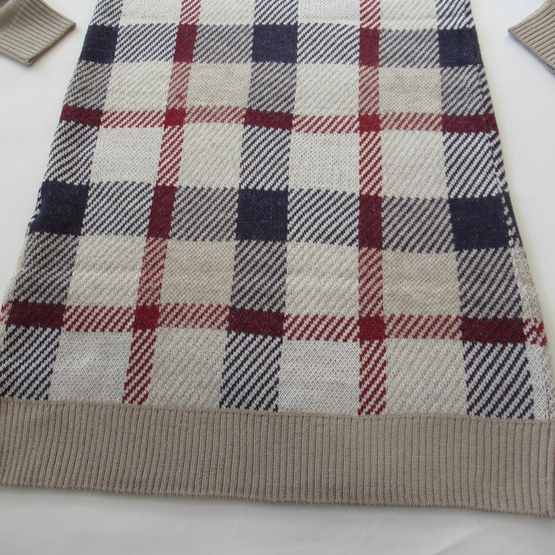 ブルーレーベルクレストブリッジ ベージュ ジャカードドレス