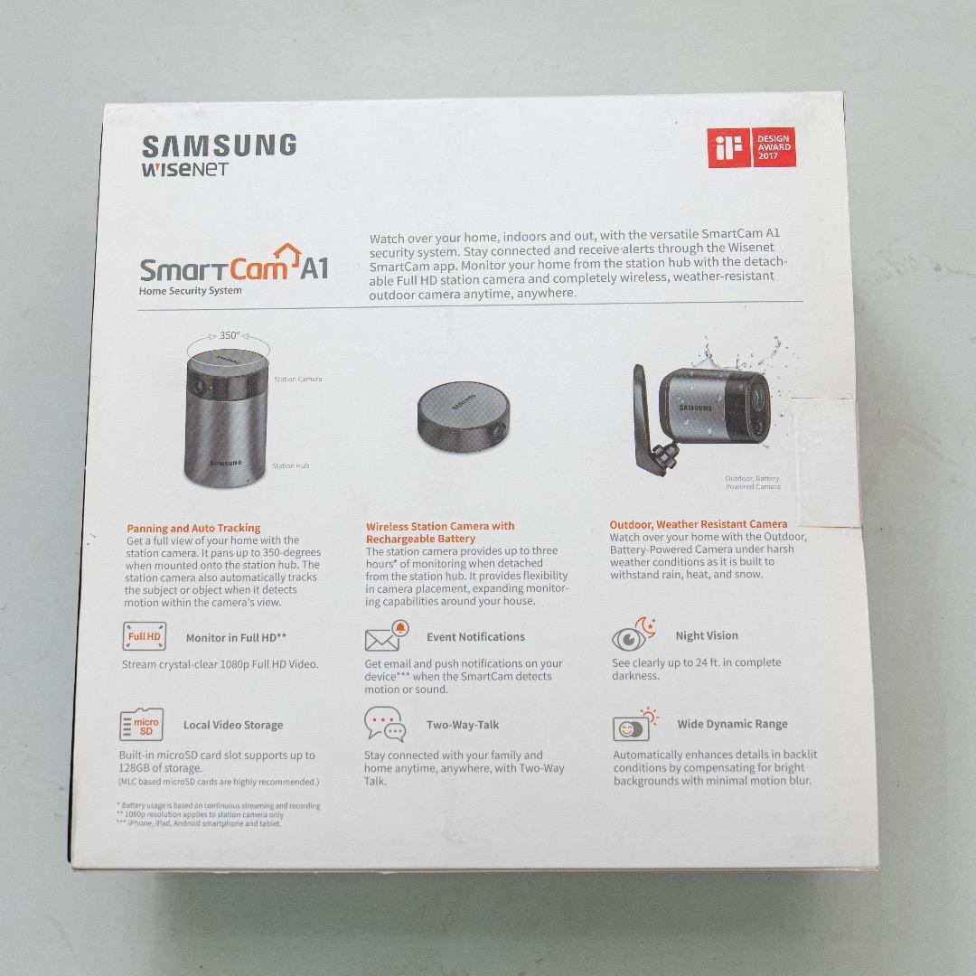 Samsung SmartCam A1 防犯カメラ SNA-R1120W - メルカリ