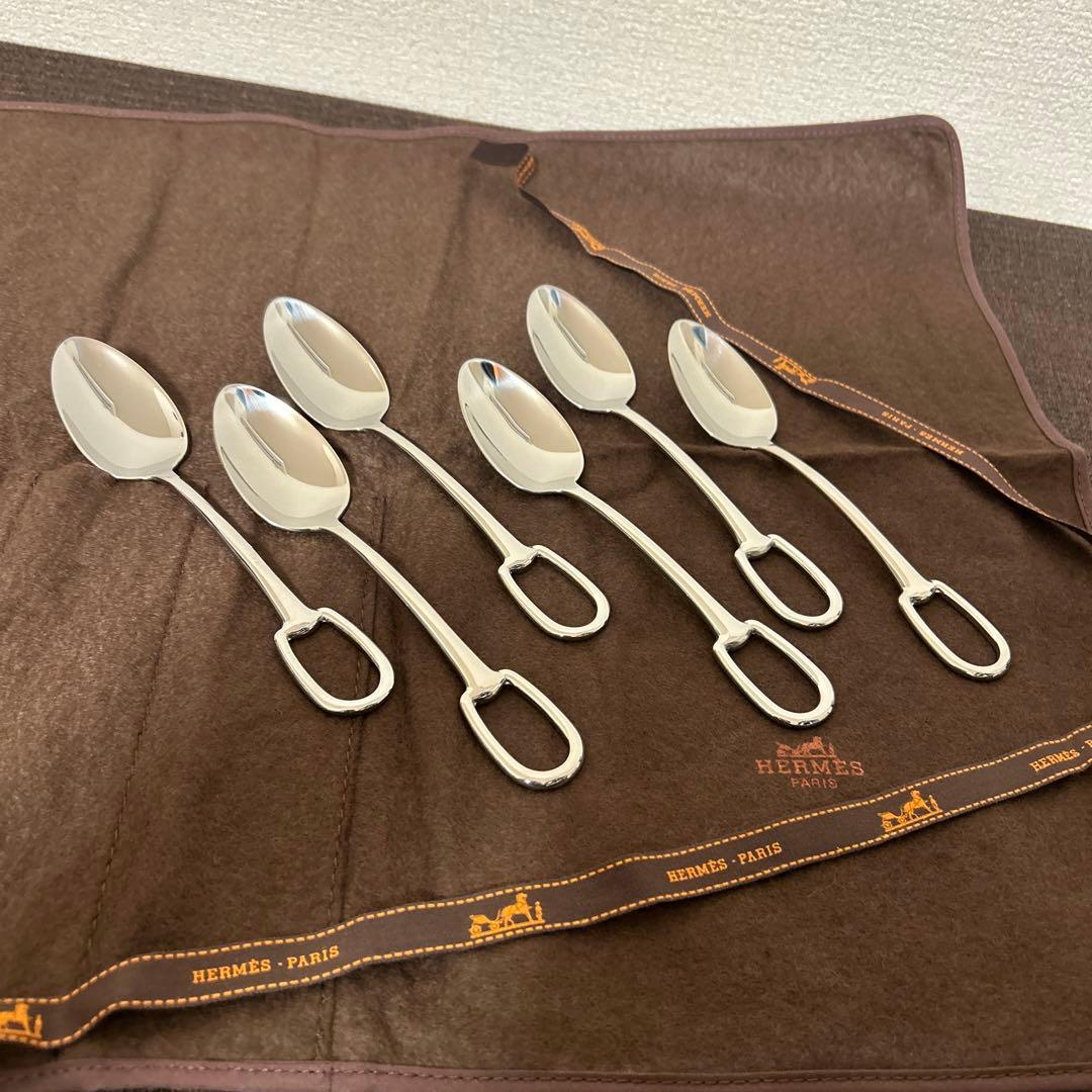 エルメス　アトラージュ　カトラリー　デザートスプーン HERMES（エルメス） デザートスプーン 新品 アトラージュ カトラリー