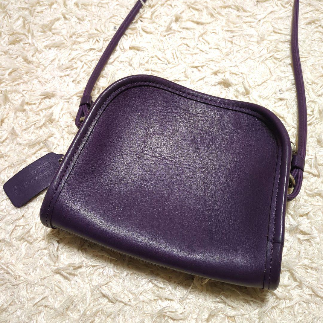 オールドコーチ パープル レア色 ミニショルダーバッグ コーチファクトリー COACH FACTORY バッグ ショルダーバッグ 斜め掛け