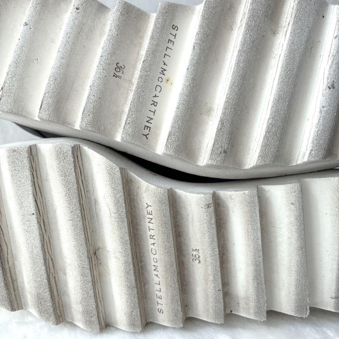 ステラマッカートニー シューズ エリス 厚底 スター ブラック 23.5cm