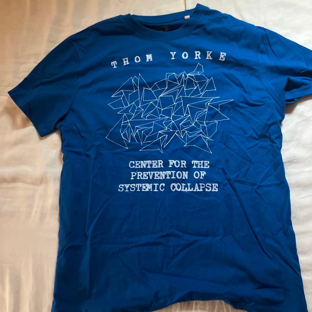 THOM YORKE Tシャツ 青 COLLAPSE - トム・ヨーク来日公演 限定Tシャツ – W.A.S.T.E. STORE JP