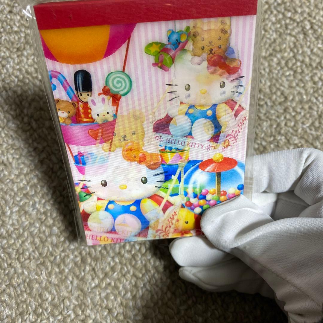 平成レトロ サンリオ ハローキティ3D メモ シール付 新品未使用 - メルカリ