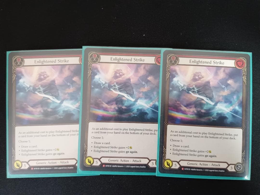 Enlightened Strike 3枚 flesh and blood