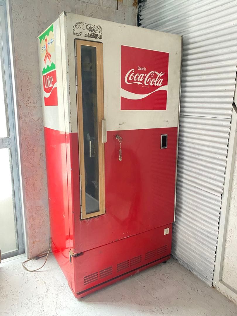 コカコーラ販促冷蔵庫ビンテージナショナル製完動良く冷える